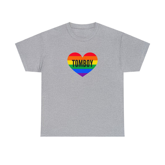 Rainbow Tomboy cotton T shirt